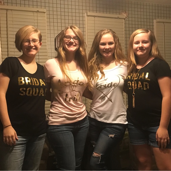 Bridal Squad Tribe Party T-Shirts - Picture 13 of 13